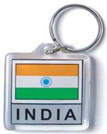 India Flag Keychain Acrylic