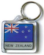 New Zeland Flag Keychain Acrylic