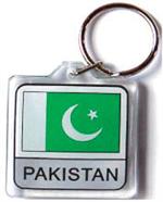 Pakistan Flag Keychain Acrylic