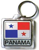 Panama Flag Keychain Acrylic