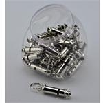 British Bobby Whistle Key Chain 36 Jar