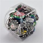Poker Chip Keychain 1.6 Inch 48 Jar