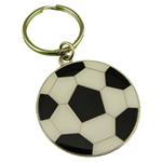 Metal Soccer Ball Key Chain