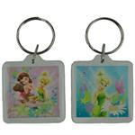 Tinkerbell Square Lucite Keychain Disney