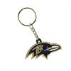 Baltimore Ravens Vinyl 2-D Logo Keyring