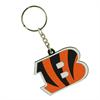 Cincinnati Bengals Vinyl 2-D Logo Keyring