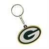 Green Bay Packers Vinyl 2-D Logo Keyring