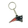 New England Patriots Vinyl 2-D Logo Keyring