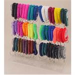 Wrist Coil Keyrings Display Rack 96 Unit