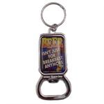 Funny Saying Bottle Opener Keychains - REFILLS