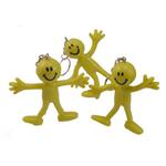 Smiley Flex Guy Key Chain