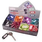 Key Identifier Tag Plastic Keyrings
