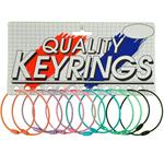 Aircraft Cable Keychain Long Colors
