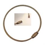Aircraft Cable Keychain Stainless Steel