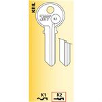 Lots of K2 1079B KEI-2 5KE1 Key Blanks for Keil 2KK Keyway 