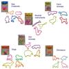 Silly Rubber Bands Assorted 12/Bag Pack