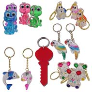 crystal key chains