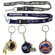 pro sports logo keychains