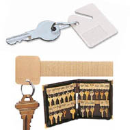 key storage books and tags