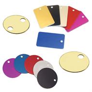 solid brass key tags