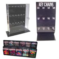 acrylic plastic and lexan key chain and keyring displays