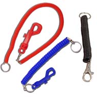 Clip with Coil Key Holder